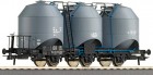 47316 Roco 3-axle Storage bin car for coal dust